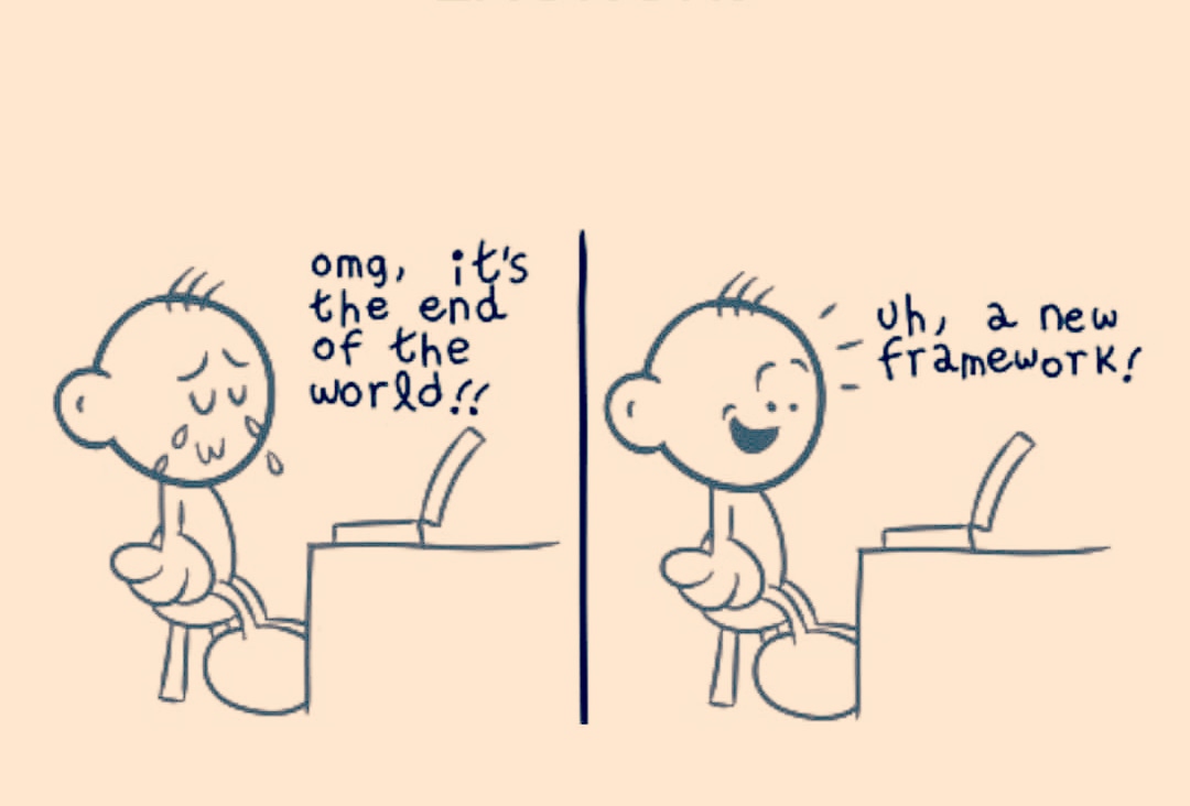 linuxtipss's tweet image. Programmers Life 😂😂😂😂 Till new framework launch.
#framework #linuxfun #programmer #life #developer #newframework #linuxtips #linuxcommand #lifeofprogrammer