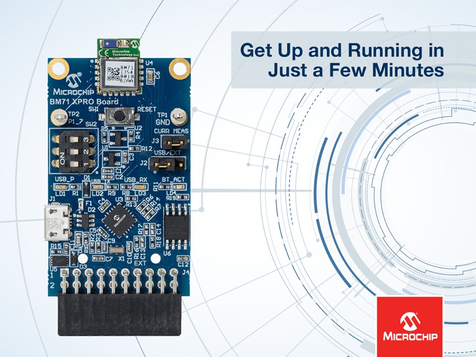 AltronArrow's tweet image. Designed to easily add Bluetooth Low Energy (BLE) functionality to your XPRO development tools, Microchip’s BM71-XPRO board can be used as an extension to your favourite SAMx or AVRx XPRO boards or as a standalone. Learn more: mchp.us/2Rj06Vp

#Bluetooth #DesignBoards