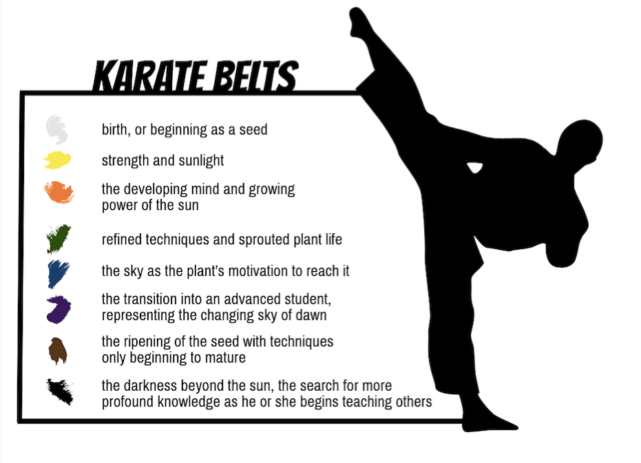 karate belts meaning