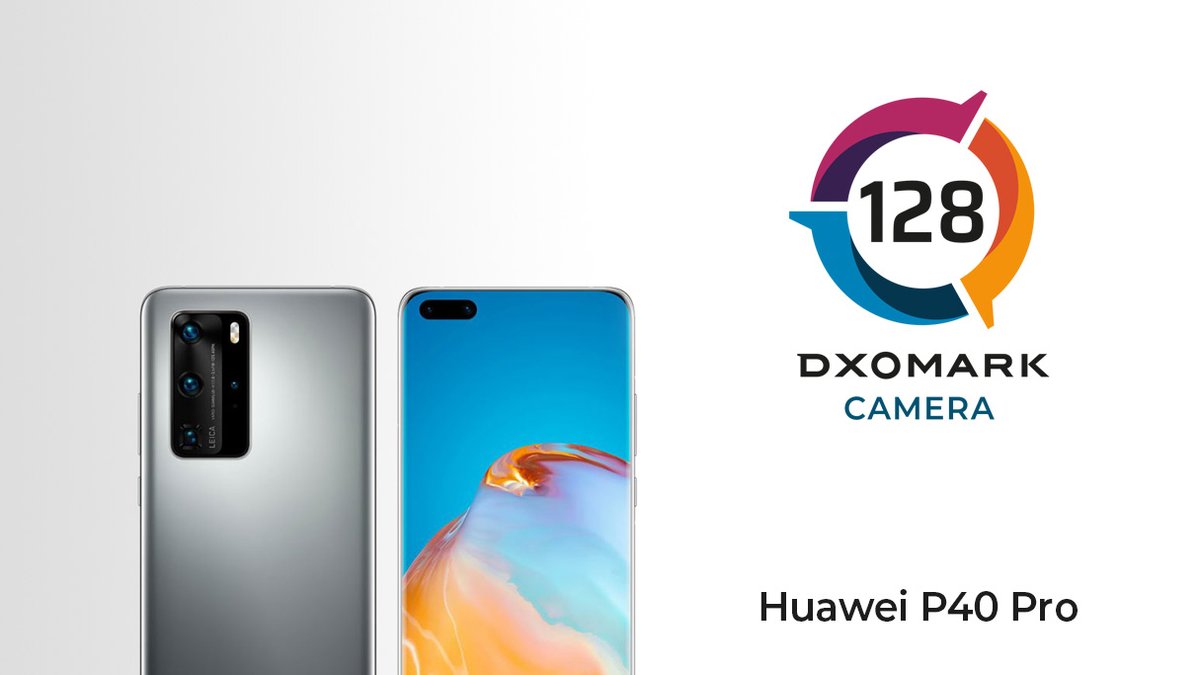 DXOMARK's tweet photo. We have a new #DXOMARK top scorer!

With an overall Camera score of 128, the @Huawei #P40Pro sets an impressive new high score for our smartphone image quality ranking.

Read the full review: https://t.co/vsVS8Wh2d1 https://t.co/WZgKvc9jsg
