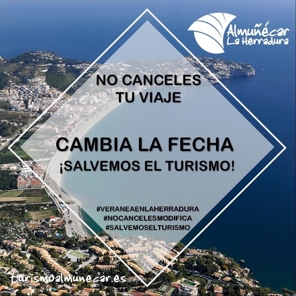 VisitAlmunecar's tweet photo. 🔴 No canceles tu viaje, cambia la fecha 🗓.
‼️ Salvemos el turismo‼️

#VeraneaenLaHerradura #VeraneaenAlmuñécar
#NosVemosenLaHerradura #NosVemosenAlmuñécar
#VisitAlmunecarLaHerradura #NoCancelesModifica #SalvemoselTurismo https://t.co/aZwPM0E6op