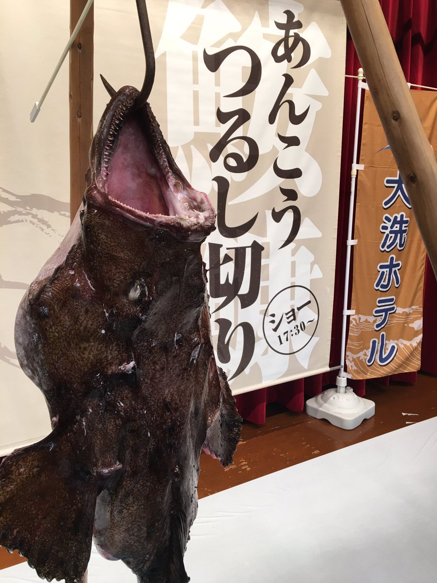 あんこう吊るし切り