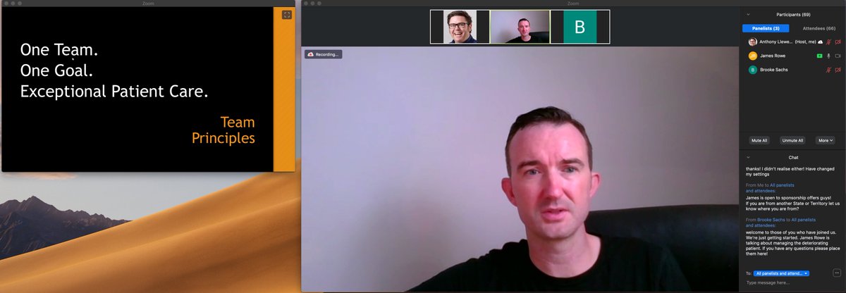 And we are live #mededgoeson first virtual JMO lecture on the deteriorating patient #Meded #FOAMed