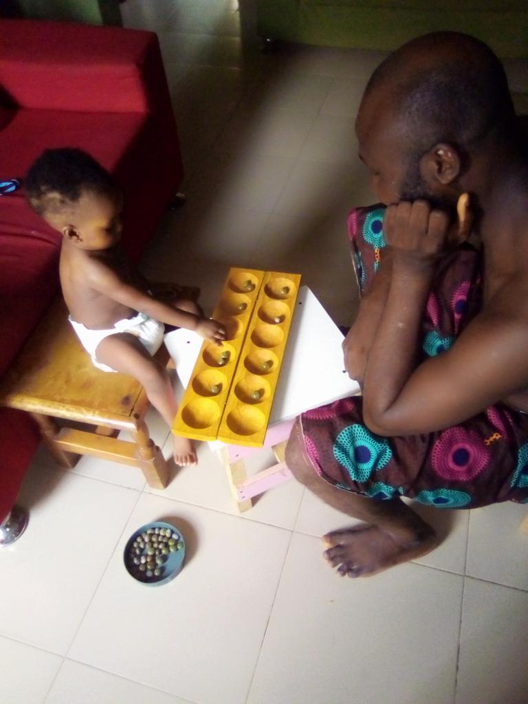 MikelOkogbe's tweet photo. Myself and my daughter enjoying the holiday. We advise every family to stay at home and stay safe #LockdowLagos @TVCconnect #YourViewTVC https://t.co/YX7gKA2nXr