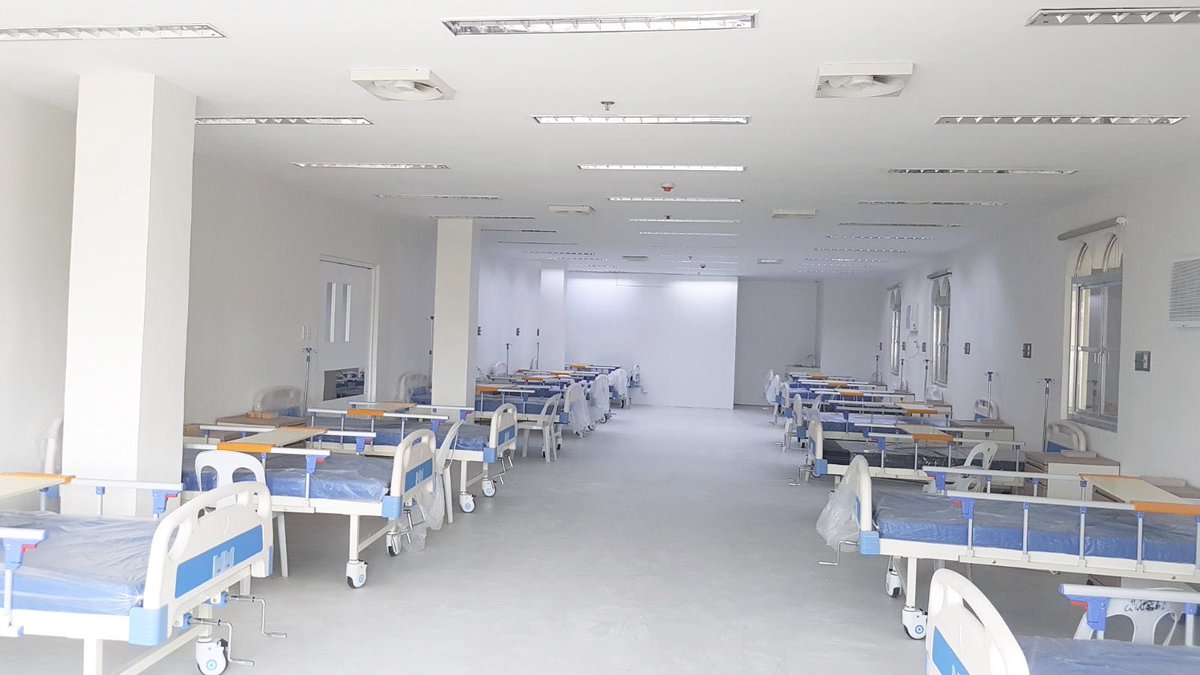 franciszamora30's tweet photo. Ito po ang ating COVID-19 Ward sa San Juan Medical Center na magbubukas na simula bukas, April 1, 2020 para matugunan ang mga pangangailangan ating mga COVID-19 positive patients. Mayroon po itong sapat na kagamitan at manpower para maalagaan ng mabuti ang ating mga pasyente. https://t.co/ReE9OGG4DH