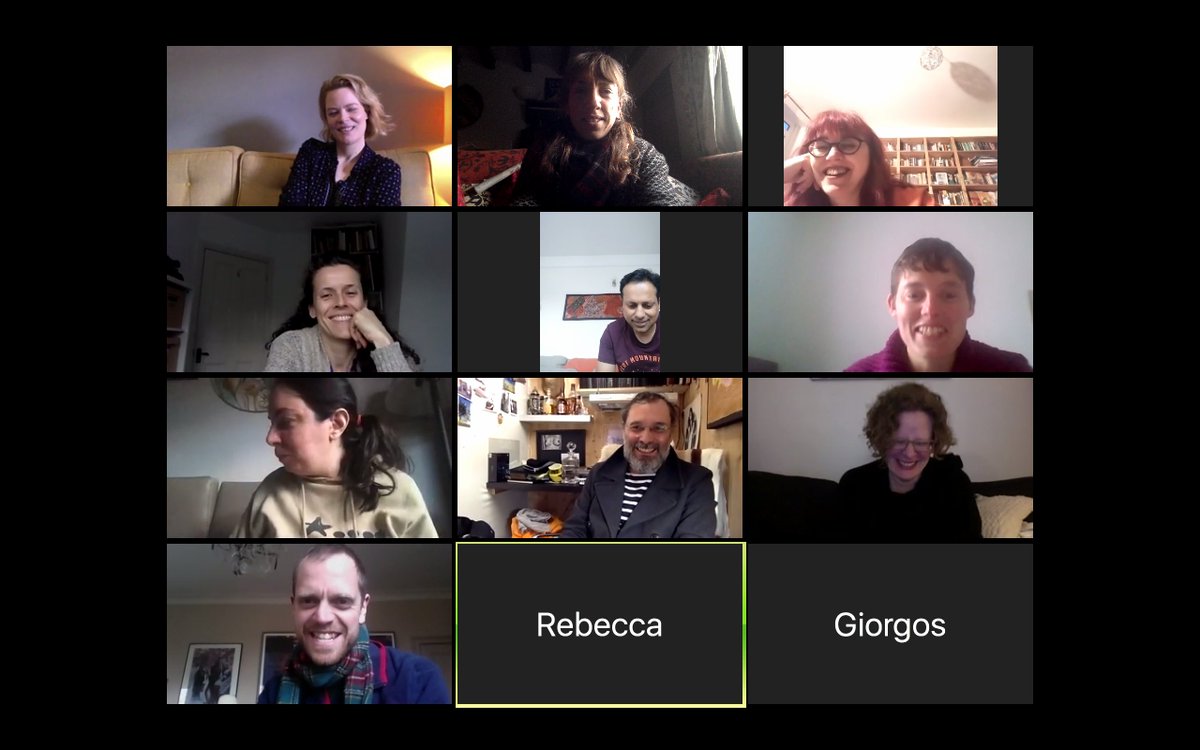 Lovely to see everyone last night at our first online #lockdown meeting! We discussed ways to support each other, sharing creative actions and ideas for keeping calm, being social and motivation up! Please send us any ideas you have too! We'll start to gather them now x