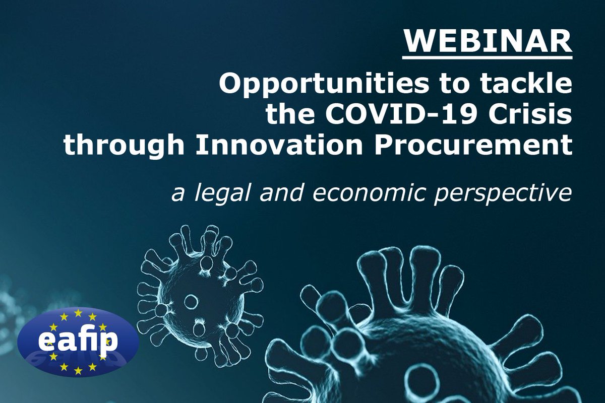 hankintakeino's tweet photo. Miten taklata #koronaviruskriisi|n aiheuttamia haasteita #innovatiivisethankinnat avulla? Englanninkielinen,maksuton #eafip-webinaari "Opportunities to tackle the COVID-19 Crisis through Innovation Procurement" 3.4. klo 12 Suomen aikaa. Ilmoittaudu mukaan: https://t.co/Wa5kkrxKFI https://t.co/xLf526yZRw