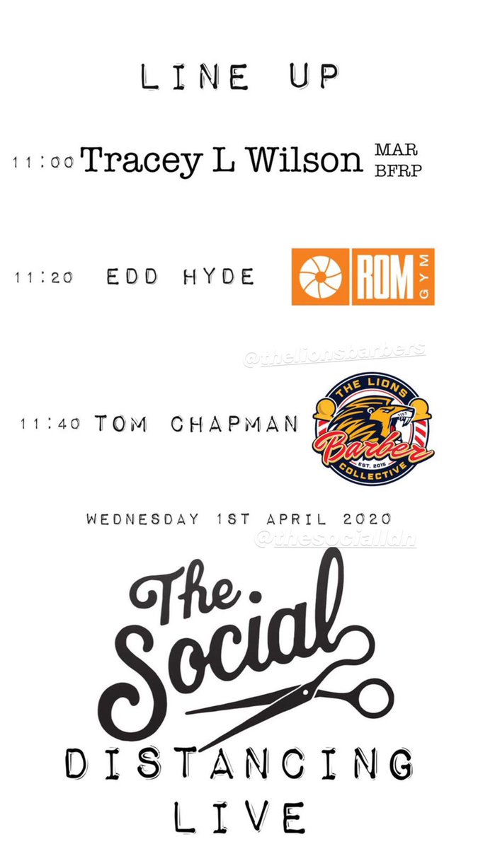 Looking forward to this tomorrow over on <a href="/instagram/">Instagram</a> with <a href="/kycutwilson/">Ky'Cut Wilson</a> 
#SocialDistancingLive