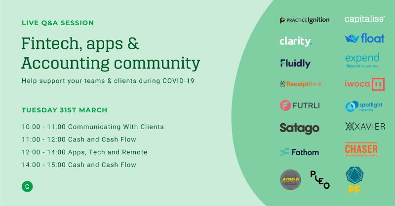 Ask Us Anything... a day of support, advice and guidance for the Accounting community...

No Sales. No Pitch. Just Support

Starts at 10am: zoom.us/j/244600042