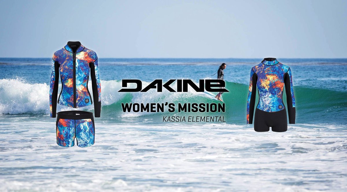 The DAKINE Women's Mission 1mm Springsuit is designed for a new generation of athletes that want to bring beauty, personality, and confidence to the water.

Shop here 👇
greenoverhead.com/collections/wo…

#dakinesurf #dakine #dakinemission #community #lifestyle #greenoverhead #gohsurf #goh