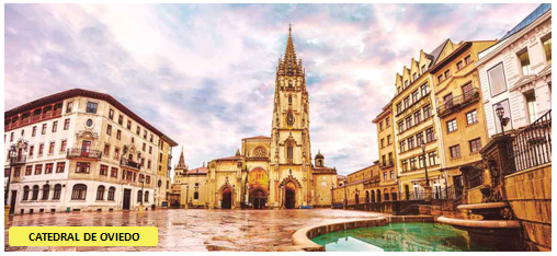 IGeociencias's tweet photo. (10/20). Algunos edificios de ejemplo que en los que podemos observar estas formaciones son la iglesia prerrománica de San Tirso y la Catedral de Oviedo, de estilo gótico. #GeoMicroMOOC https://t.co/CY5nfaVF2I