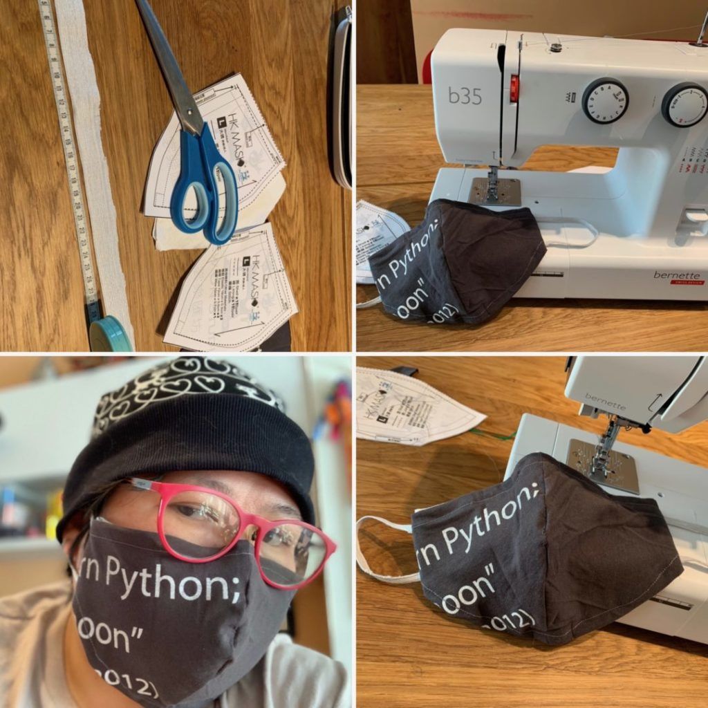 DublinMaker's tweet photo. Our #MakerAdvocate has been learning new sewing skills & was wondering what others are up to while at home during #covid19? #Crafters & #Makers, we'd love to see your WIP and/or finished projects. https://t.co/InCpKsCfpG #MakerAtHome #DublinMaker #Maker #MADE #BelieveInScience https://t.co/qnLi58uXLD
