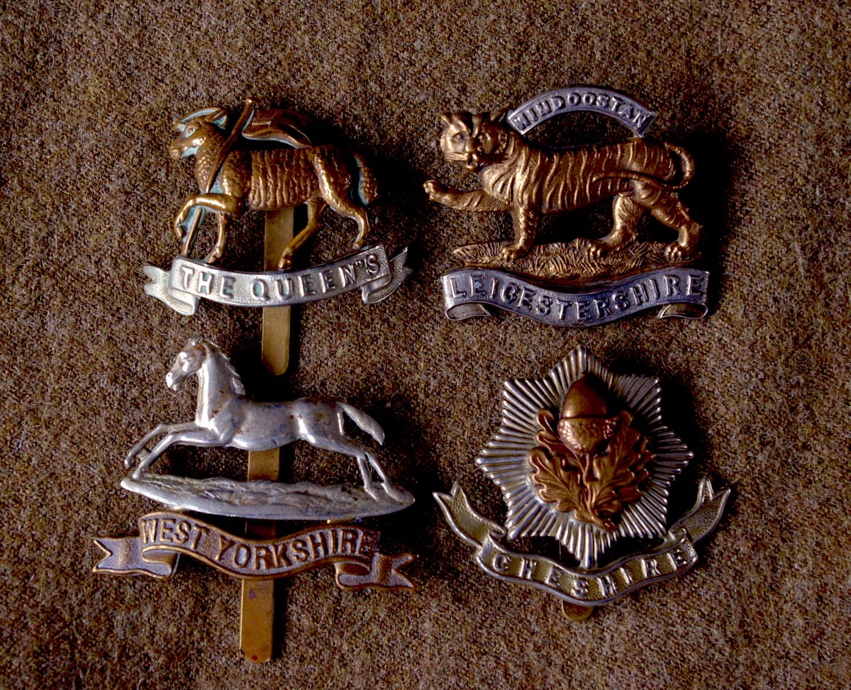 Cap Badges of the First World War: Bimetal infantry regiments with fascinating histories  #WW1  #FWW