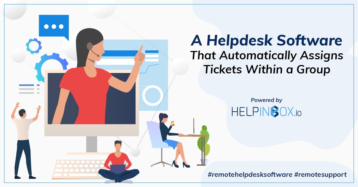 Helpinbox_io's tweet photo. Intelligent ticket assignment - https://t.co/JFXYhGs6Eg

#remoteworking #remotesupport
#Helpdesk #HelpDeskSoftware #MultiChannelCommunication #CX #InstantResponse #ai #agents #cloud https://t.co/eYM9BvL7zh