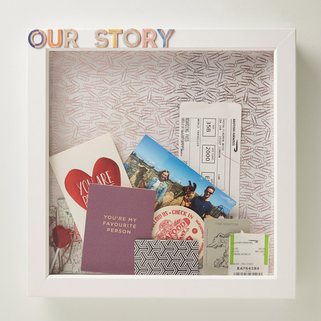 Hobbycraft's tweet image. Think outside the box for your next box frame! 

This is a lovely way to brighten up a room with a personalised touch, or you can create a unique handmade gift for a loved one. 

Discover ideas for every skill level - bit.ly/2WYeupc

#MemoryFrame #Keepsake #Hobbycraft