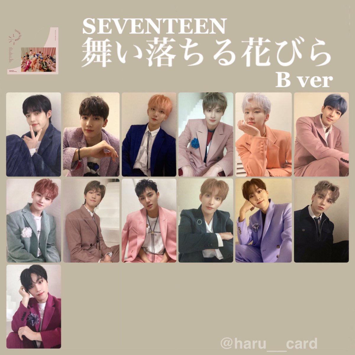 セブチ 舞い 落ちる 花びら