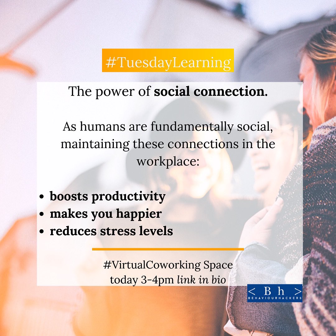 BehaviourHacker's tweet image. Even though we’re social distancing, it doesn’t mean we can’t still maintain our #socialconnections Join us today 3-4pm! • reach.smartella.co/b/beh-4dz-pwq •

📸 by Priscilla Du Preez on Unsplash
#socialdistancing #covid19 #coworking #onlinecommunity #togetherwecan #behaviourhackers