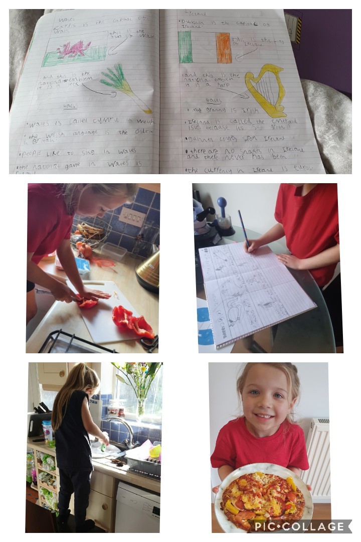 GETTiNGS_'s tweet photo. @OffWhiteMere Layla has been very busy learning lots of different things! learning how to cook, she makes her own sandwiches at dinner time, learned how to do some gardening &amp; helped mammy carry the shopping home! 
weve been keeping fit &amp; doing school work too! #yr1whitemere20 https://t.co/akk4NuCghl