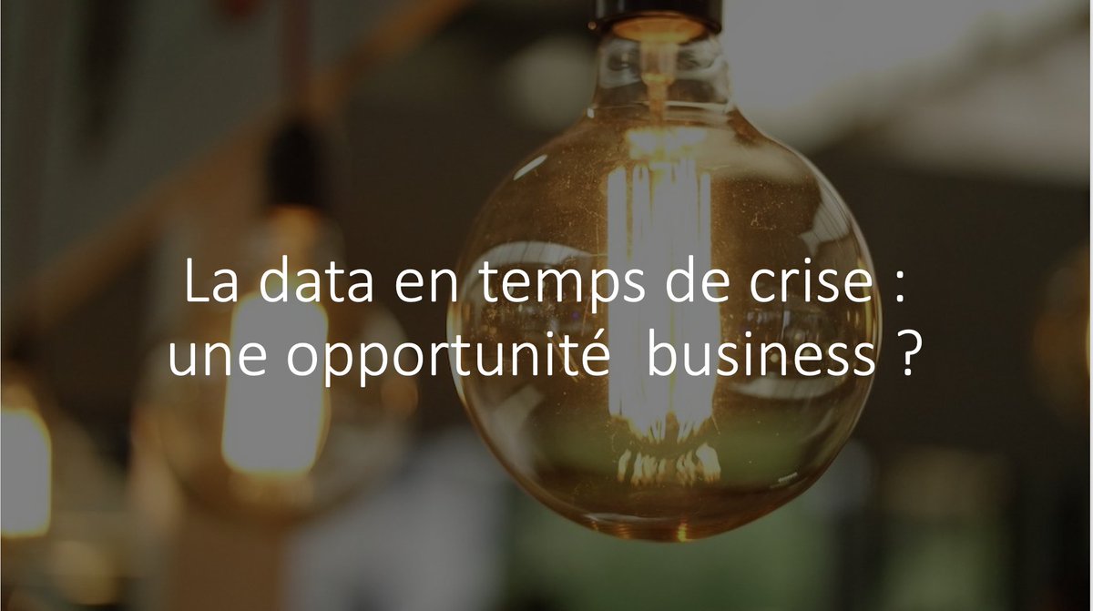 [ARTICLE] A découvrir sur le blog 👉 La data en temps de crise : une opportunité business ?  bit.ly/3aurFCc
#data #opportunities #analytics #opendata #business