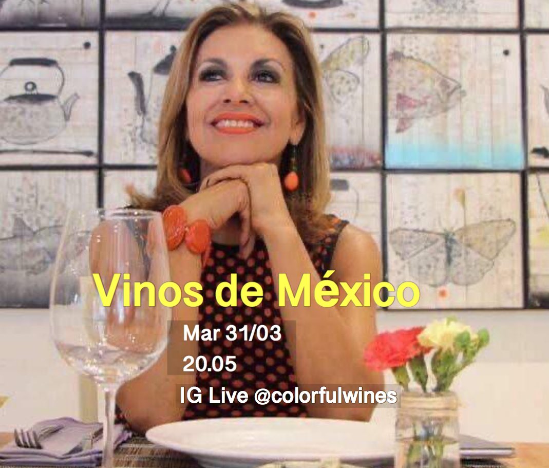 Buenos días #winelovers Esta tarde a las 20.05 (hora España) estaremos conversando con <a href="/Pilarmere/">Pilar mere</a> sobre #vinos 🍷 de #México y por qué es una de las zonas vinícolas 🍇 del mundo en auge - por el IG live de <a href="/colorfulwines/">Colorful Wines</a> ¡Os esperamos! #wine