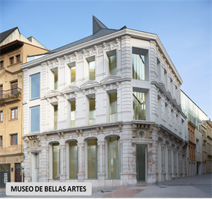 IGeociencias's tweet photo. (12/20). Algunos de los edificios que se encuentran dentro de este anillo son el actual conservatorio de música, la Casa de la Rúa o la fachada inferior del Museo de Bellas Artes...edificios de un estilo mucho más neoclásico y formados por la caliza gris marmórea. #GeoMicroMOOC https://t.co/PadzH8KEA7