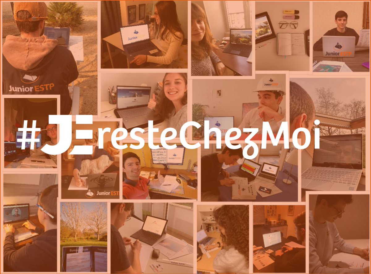 Pendant cette période de confinement, Junior ESTP reste mobilisée ! 👨‍👩‍👦

Nous continuons de travailler à distance afin de poursuivre nos objectifs et répondre à vos besoins...📝

Merci à la <a href="/cnje/">Junior-Entreprises</a> pour ce défi ! 

#WeAreJE #JErestechezmoi