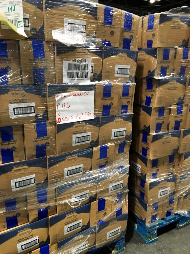 Desde <a href="/gallinablanca/">Gallina Blanca</a> nos llegan 5 pallets de caldo de pollo. ¡Gracias por el apoyo!

#IFEMAeresTú | #EsteVirusLoParamosUnidos