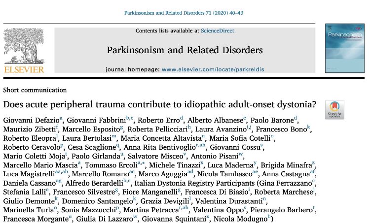 ParkinsonismD's tweet photo. #shortcommunication #acuteperipheraltrauma #idiopathic #adultonset #dystonia Log in to: https://t.co/Md9QOhr4ZC https://t.co/7ck4l4woPi