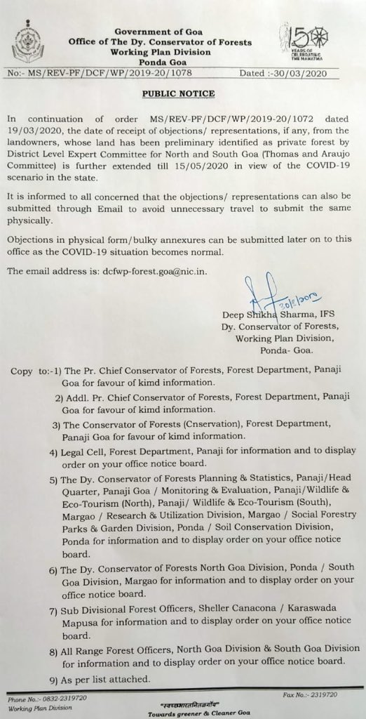 prudentgoa's tweet photo. Govt’s public notice on Private Forest Issue
#Goa #PrivateForest https://t.co/WyWnzjwI10