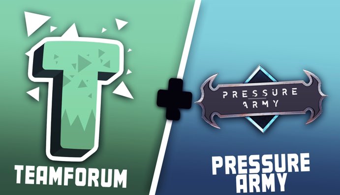 TeamForumEU's tweet photo. Wir dürfen PressureArmy als neuen Partner begrüßen! Auf eine schöne Zusammenarbeit! ✌🏼🍀 https://t.co/aXAhDougEB