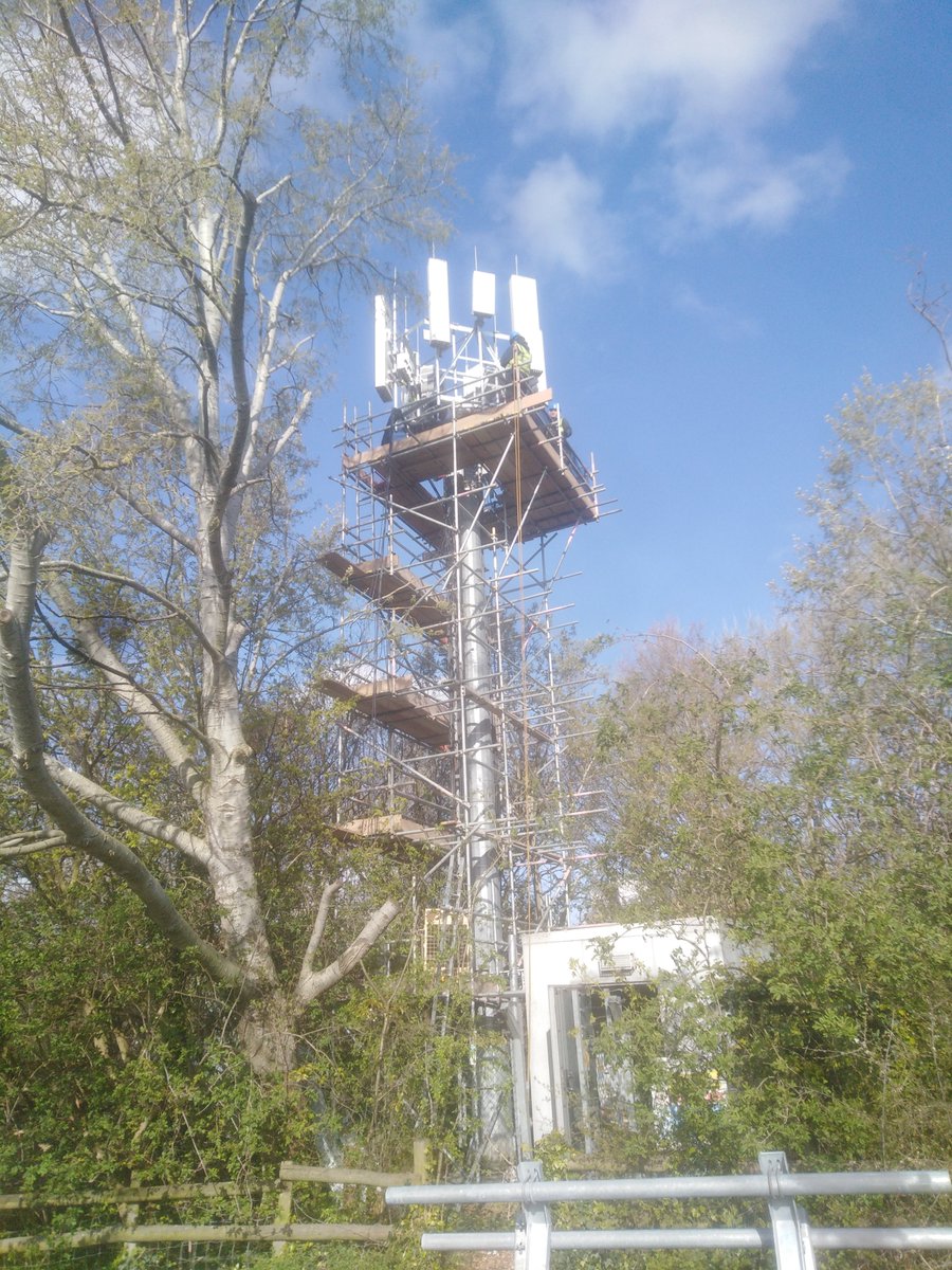 This is going up on my road as I write this

#londonlockdown but installing 5g towers are an emergency. right?
