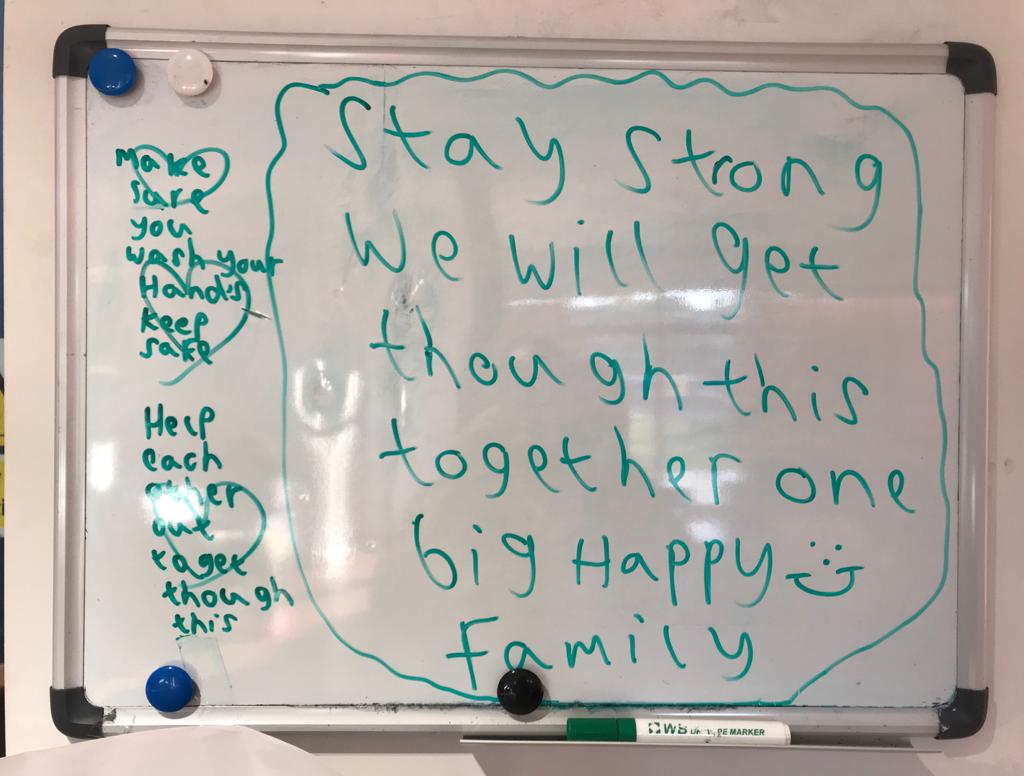 crtvspprt's tweet photo. We are so impressed with the strength and resilience of all the people we work with. Here's just one of the many messages we've received. https://t.co/5CKSvZX15K