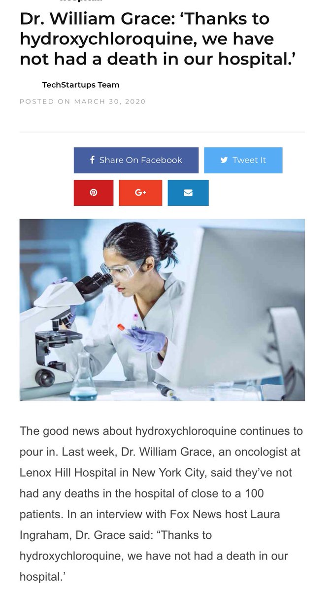 SleeplessBKK's tweet photo. ในสหรัฐ เริ่มมีรายงานการรักษาด้วย Hydroxychloroquine ได้ผลดีมากจากหลายๆโรงพยาบาล
อาจจะเป็นตัวเปลี่ยนเกมได้เลย
#โควิด https://t.co/nVex12ab0Q