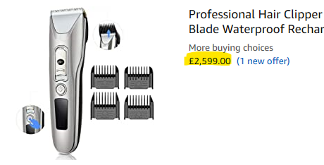 mtaulty's tweet photo. are hair clippers the new loo roll? ;-) https://t.co/t4Cd39J4hb