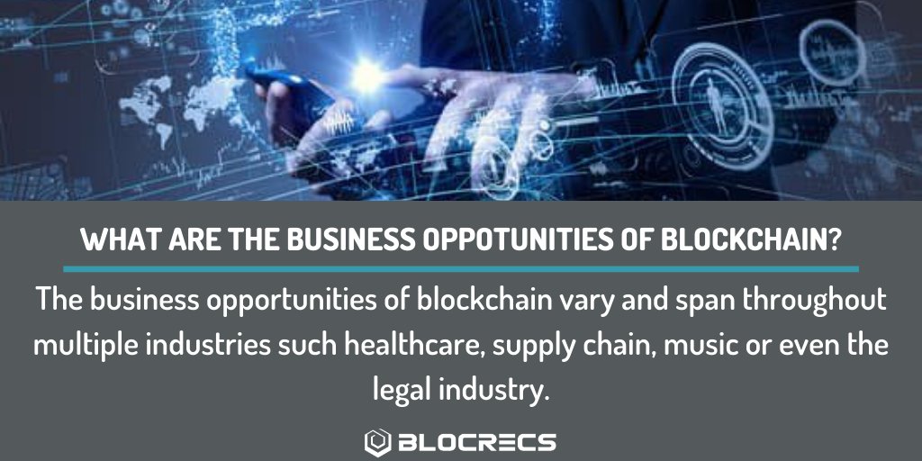 BlocRecs's tweet photo. Blockchain offers can satisfy every entrepreneur, as it business opportunities are limitless. https://t.co/9MQiYAXEg0