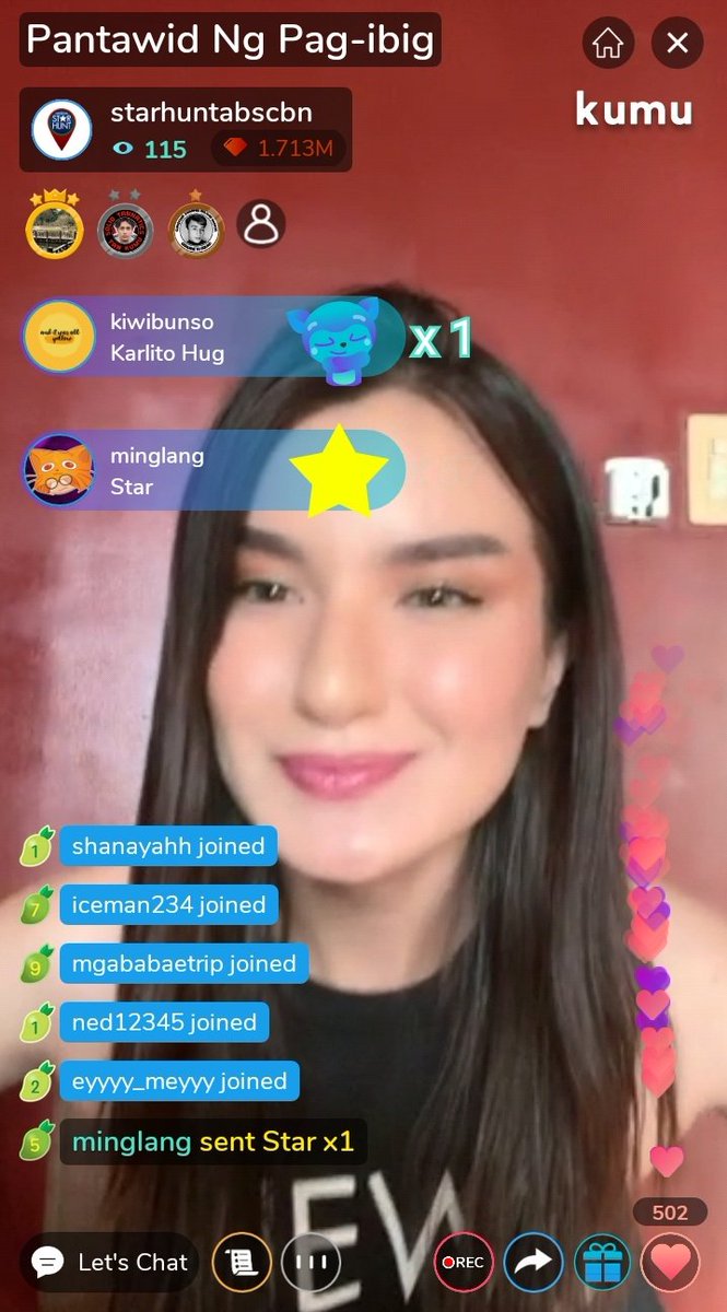 starhuntabscbn's tweet photo. We're LIVE with @dianacmackey on Kumu! ✨ Tara na sa Kumu, Starmates! #PantawidNgPagibig https://t.co/3jPe8hX7LB https://t.co/62tQ9Hwf32