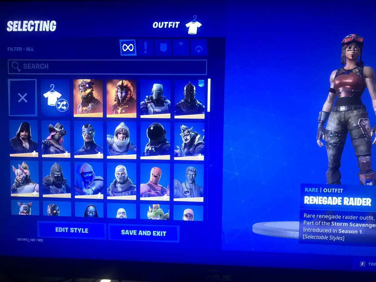 Adamtheplugzz's tweet photo. Selling/trading my renegade raider with raiders Revenge FA 150+ skins 
Lobby proof linkable to ps4/Xbox email changeable 50+ vouches #fortnite #renegaderaider #fortniteaccount #fortniteaccounts #fortniteaccountforsale #raidersrevenge #tfue #ninja #KeepStretchedRes #reconexpert https://t.co/BNrfvyjXXt