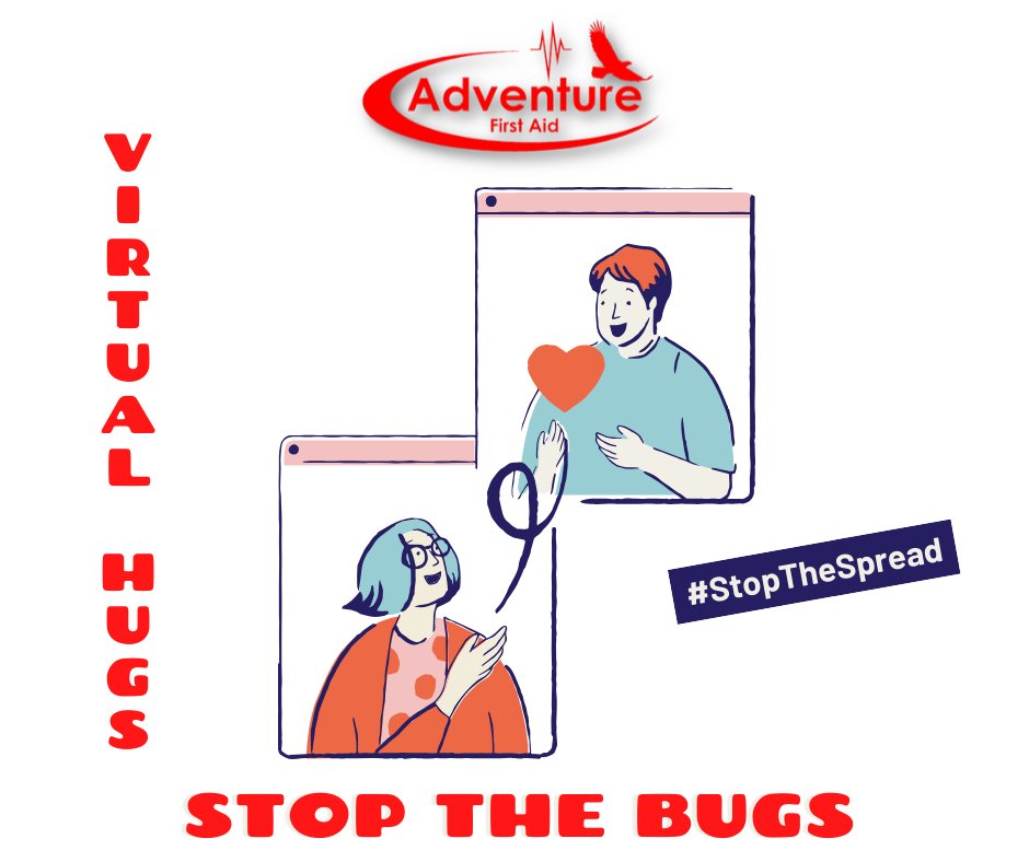 firstaidke's tweet photo. Keep a social distance. Send Virtual hugs to your friends and family.
#StopTheSpread https://t.co/bRS6fW81wF