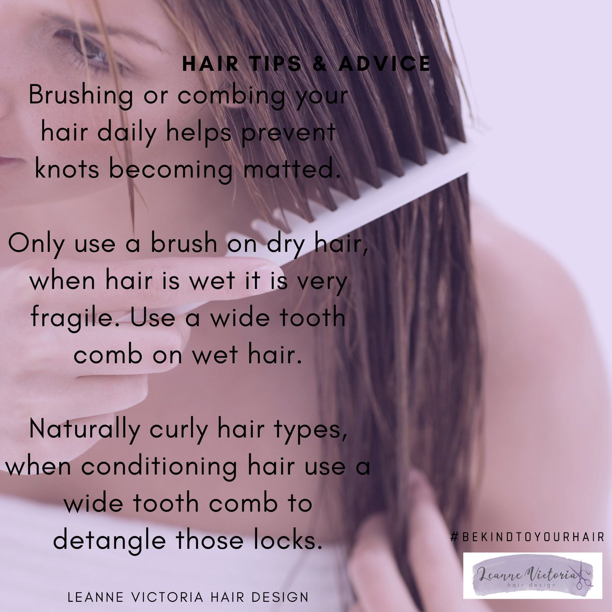 LVHairDesign's tweet photo. #Hairtips 
I know during these times of isolation we may not make as much of an effort looking after our hair, but it’s still important to maintain healthy hair.. #bekindtoyourhair #StayAtHome https://t.co/t2IEaLaqhY