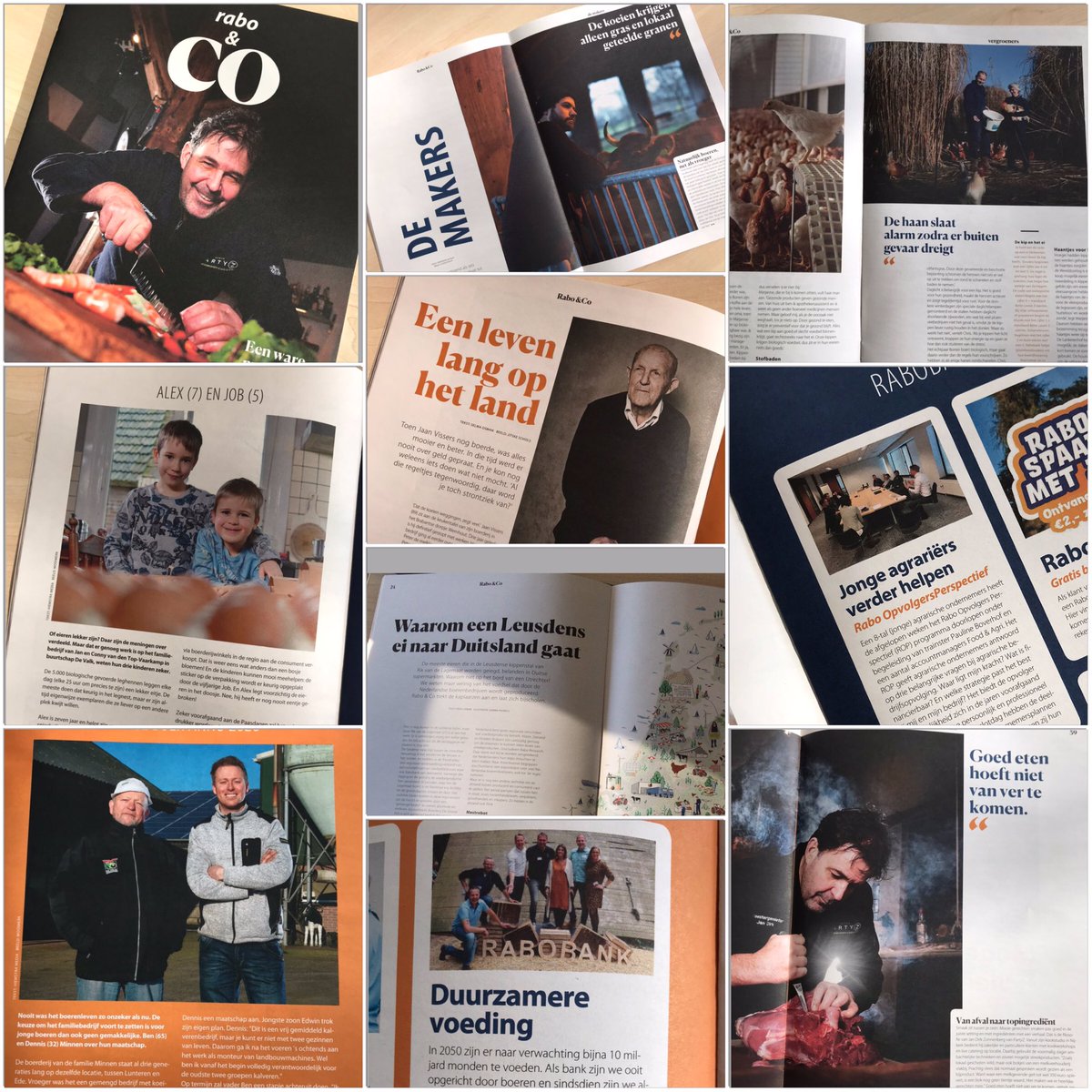 DinekeHeijstek's tweet photo. Zóveel Food & Agri in de Rabo&Co van @RabobankGV! Prachtige editie geworden dankzij jullie mooie bijdrages👌🏻✅ #trotsopdeboer #bankingforfood @partyznl @Dennisminnen @Connyvandentop @Remekerkaas @lankerenhof en vele anderen! https://t.co/jcLJYn54t2