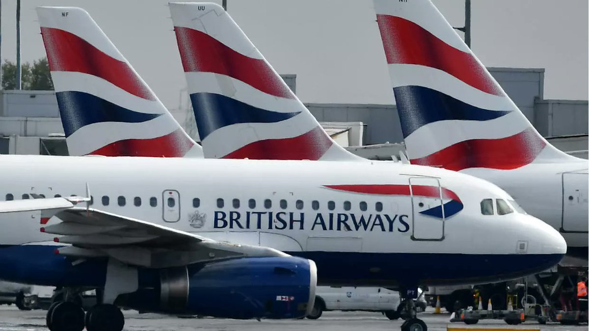 LAB360_'s tweet photo. British Airways grounds ALL their flights departing from Gatwick Airport due to Coronavirus. [via @BBCNews] https://t.co/fNuGYNhuY3