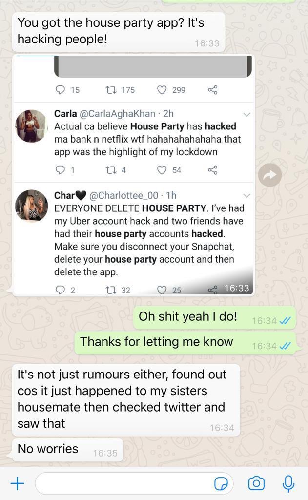 shumtastic1's tweet photo. @houseparty https://t.co/yHbkASMZW0