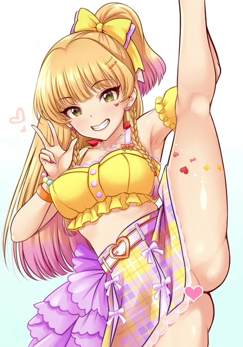 CG集用の莉嘉ちゃん塗りました!(*^▽^*)
えっちな差分作るぞー🥰 