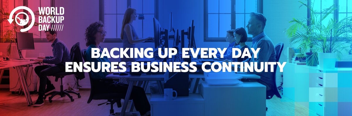 QuantumCorp's tweet photo. Happy #WorldBackupDay! If there's one thing we're learning in all of this is that data continuity IS business continuity - and you only get that if you're backing up every. single. day. #databackup #onquantum https://t.co/yXFdkIGTAD https://t.co/mjIffN43Ef