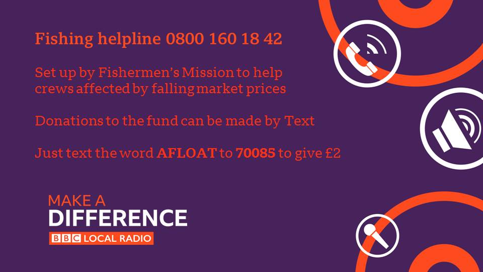 The Fishermen's Mission came on air with  @ChurchfieldJE this morning as they launch a Fishing helpline.A fund has also been set up for donations by text.  #covid19  #StayAfloat  #fishmish