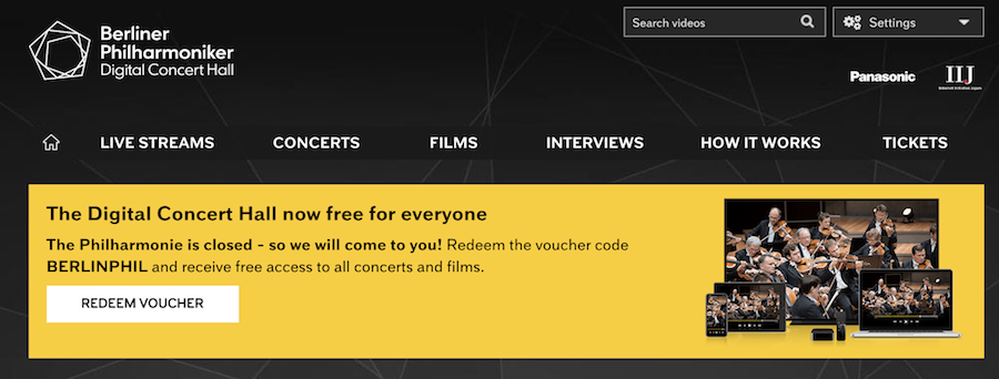 Bachtrack (@bachtrack) on Twitter photo Have you investigated the <a href="/BerlinPhil/">Berliner Philharmoniker</a>'s Digital Concert Hall yet? Register by the end of today with the code BERLINPHIL to gain one month's free access! We've picked out some of the plums for our database: bachtrack.com/search-events/… Have you investigated the <a href="/BerlinPhil/">Berliner Philharmoniker</a>'s Digital Concert Hall yet? Register by the end of today with the code BERLINPHIL to gain one month's free access! We've picked out some of the plums for our database: bachtrack.com/search-events/…