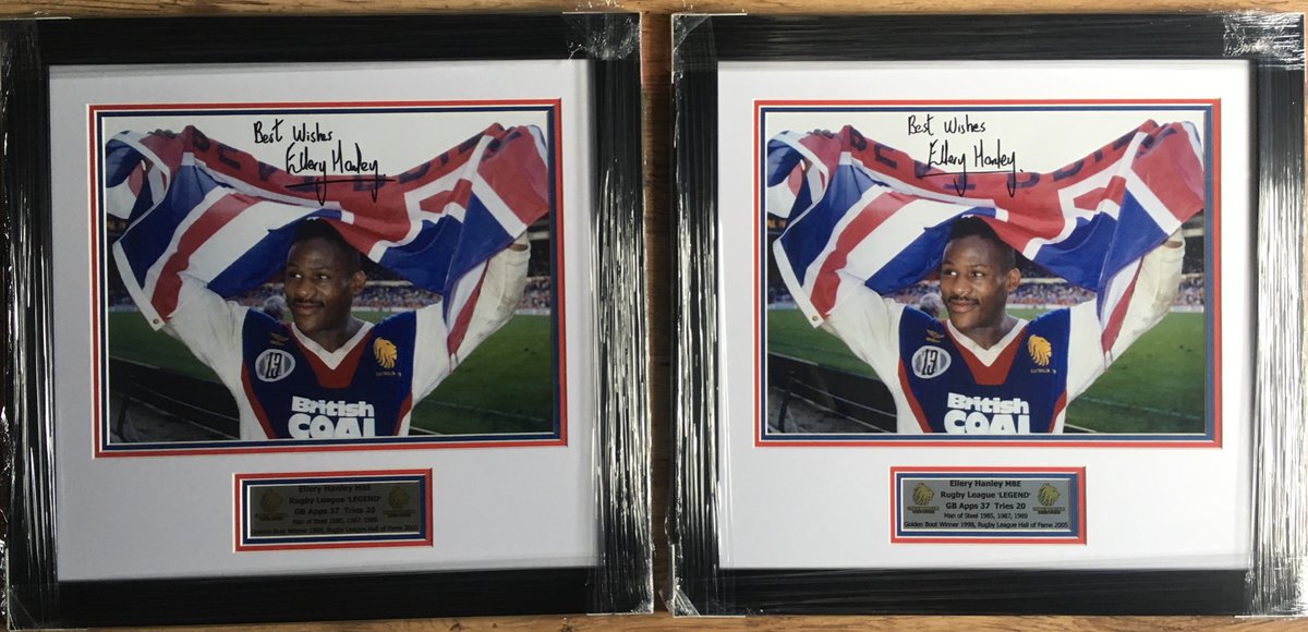 New deal! If we get to 1300 followers for 6pm tonight. We’ll post a question. First correct answer will win a signed Ellery Hanley display + we’ll donate 1 to an amateur club/charity of your choice. Deadline is 6pm or no comp. 116 followers needed, so get retweeting and tagging!