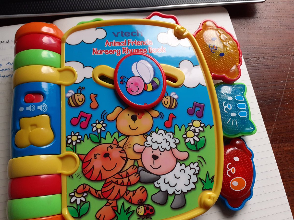 vtech animal friends nursery rhymes book