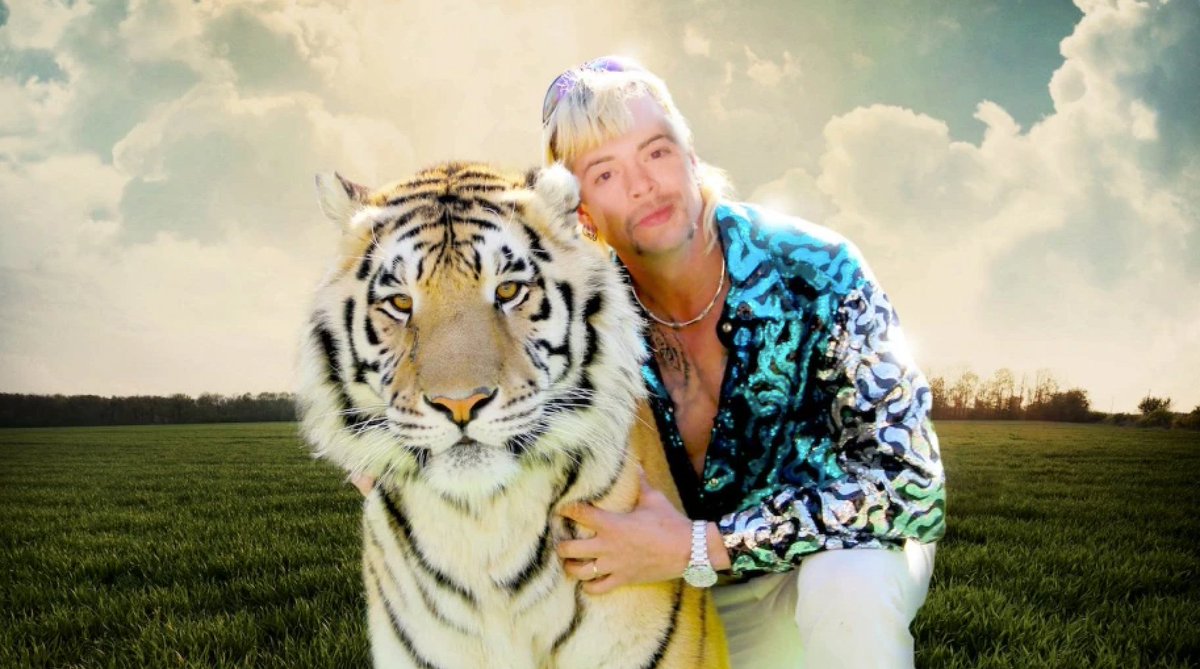 elspethhoskin's tweet image. Hey all you cool cats and kittens. 

I will photoshop your face onto #JoeExotic for a fiver.
DM me.