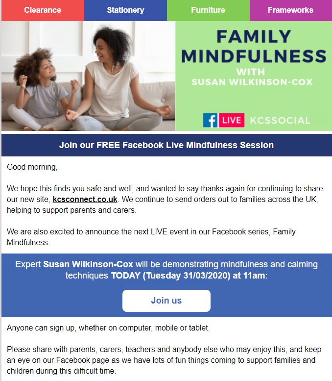 NathanwhiteMCA's tweet image. Great opportunity for some family mindfulness today at 11am.  Struggling to work out how to link to the event (technical 🦕 moment!)  but you should be able to find them on Facebook.  @Mayflower_MCA @DavidSammels @LissiemillsMCA @ELCentreUK #MCAWellbeing
